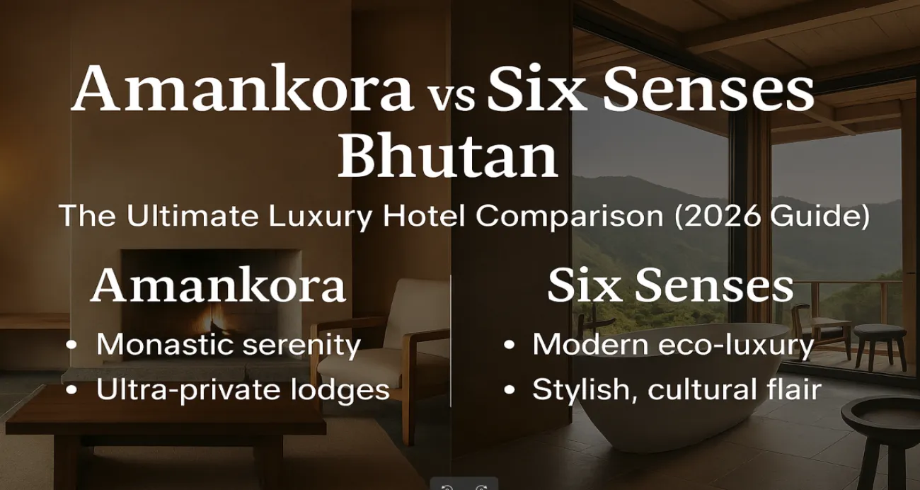 Amankora vs Six Senses Bhutan – The Ultimate Luxury Hotel Comparison (2026 Guide) by Roamcrafts